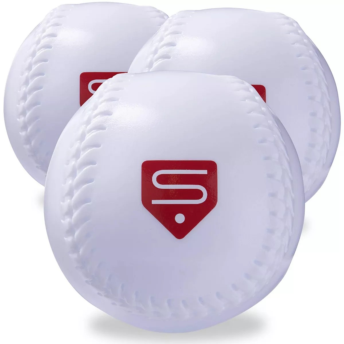 SweetSpot Baseball S100 Plastic Backyard Baseballs 3Pack Academy