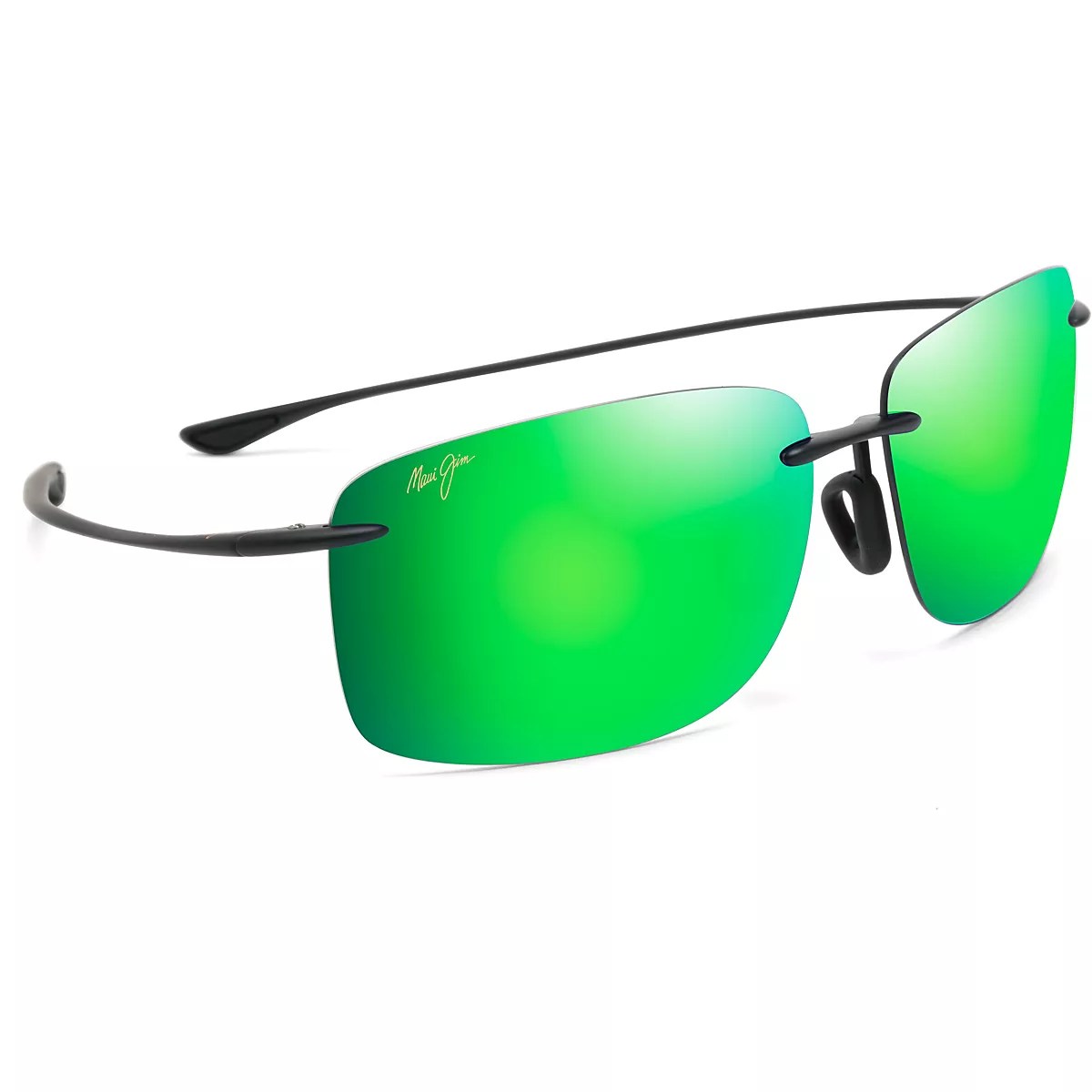 Maui Jim Hema Rimless Polarized Sunglasses Academy