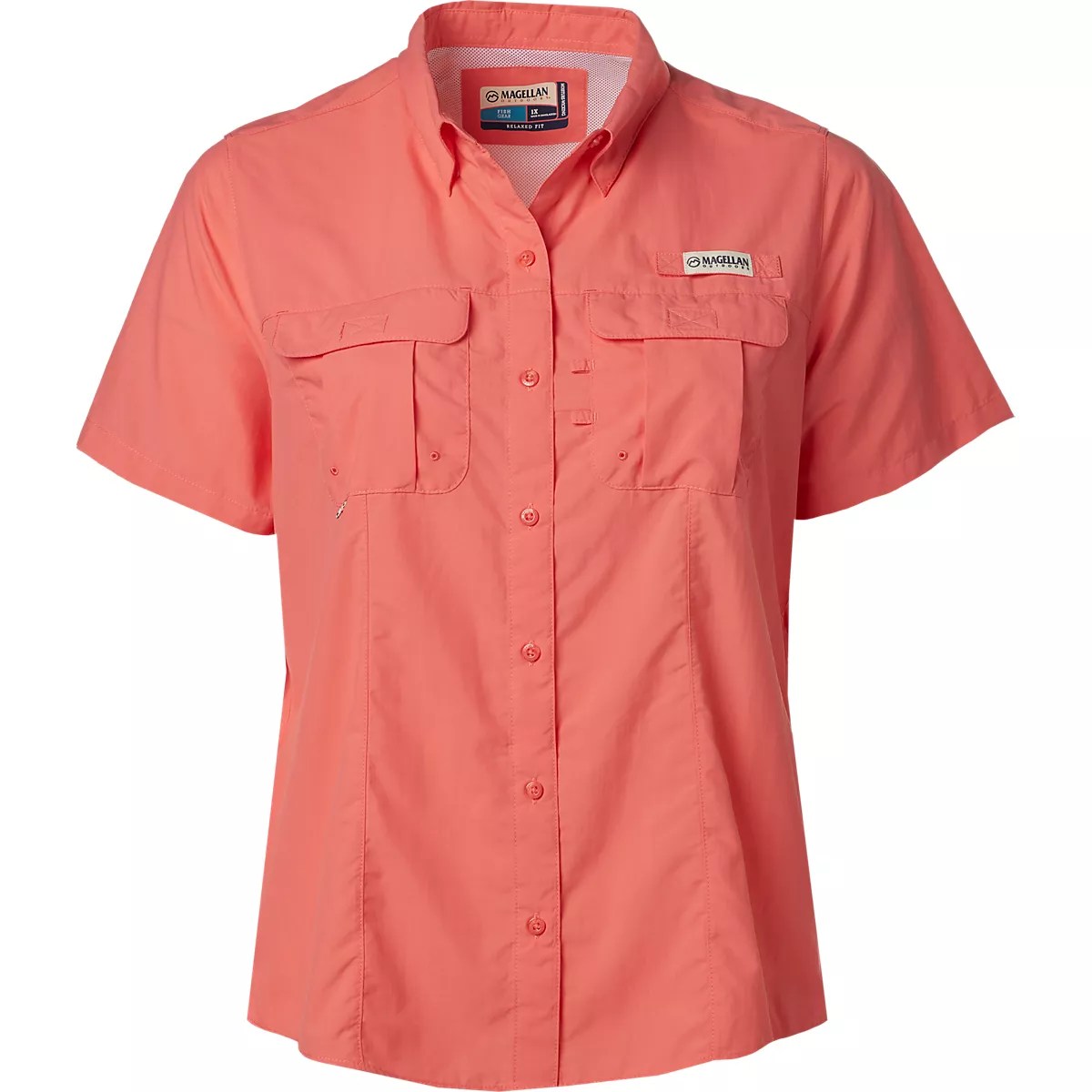 Magellan Outdoors Women's Laguna Madre Plus Size Fishing Shirt Academy