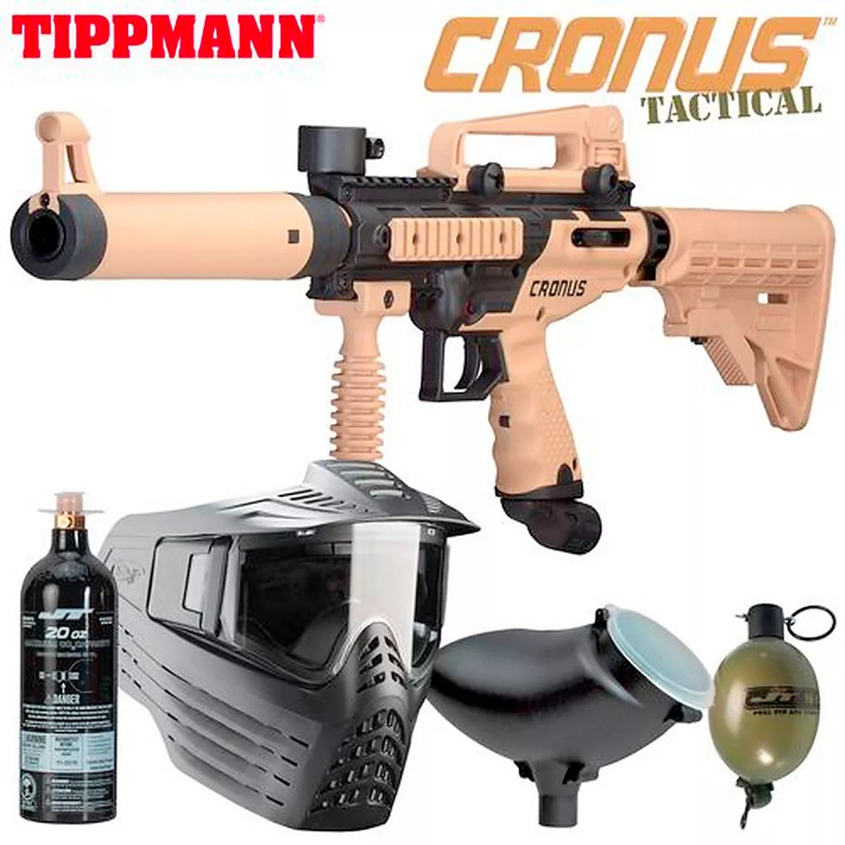 Tippmann Cronus Paintball Marker Tactical Power Kit Academy