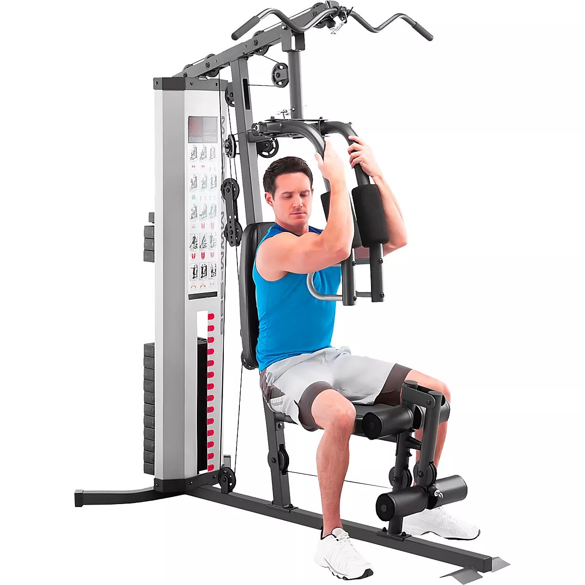 Marcy MWM988 150 lb. Stack Home Gym Academy