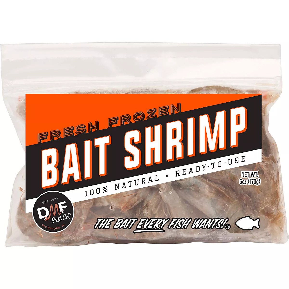 DMF Bait Shrimp 6ounces Academy