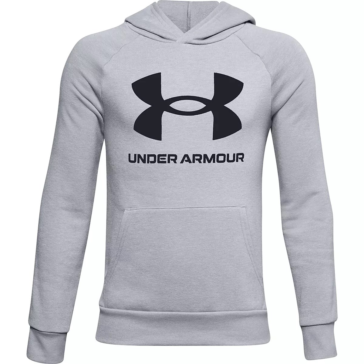Under Armour Boys' Rival Big Logo Fleece Hoodie Academy
