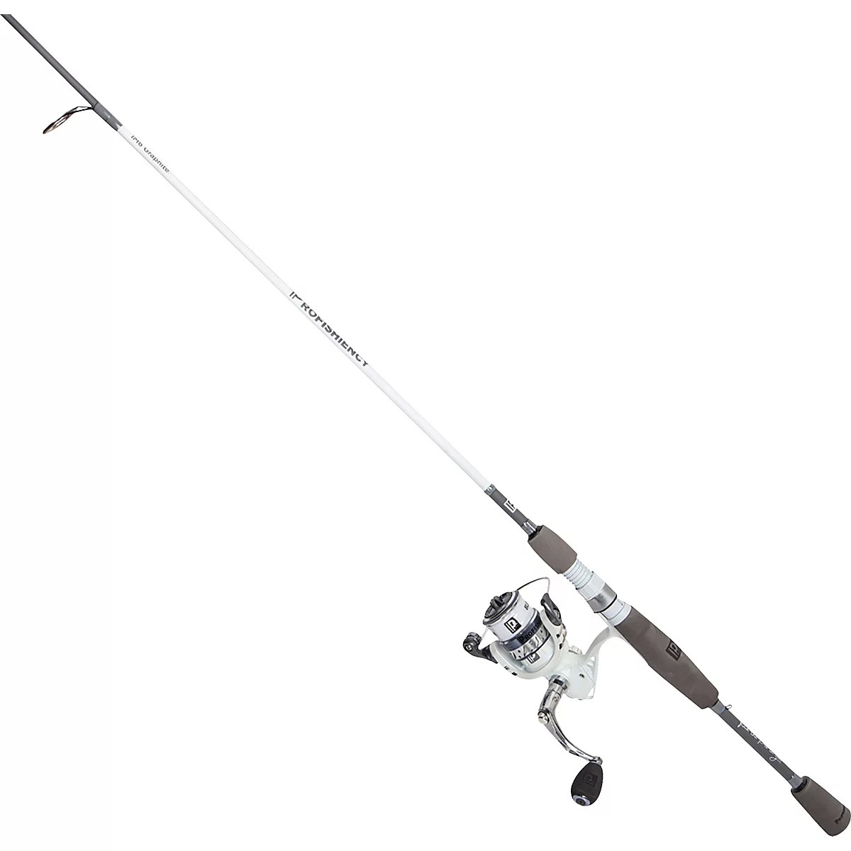 ProFISHiency White Spinning Rod and Reel Combo Academy