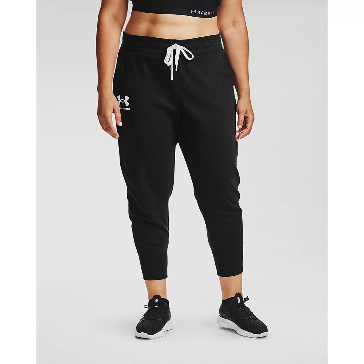 Under Armour Women's Rival Fleece Plus Size Joggers Academy