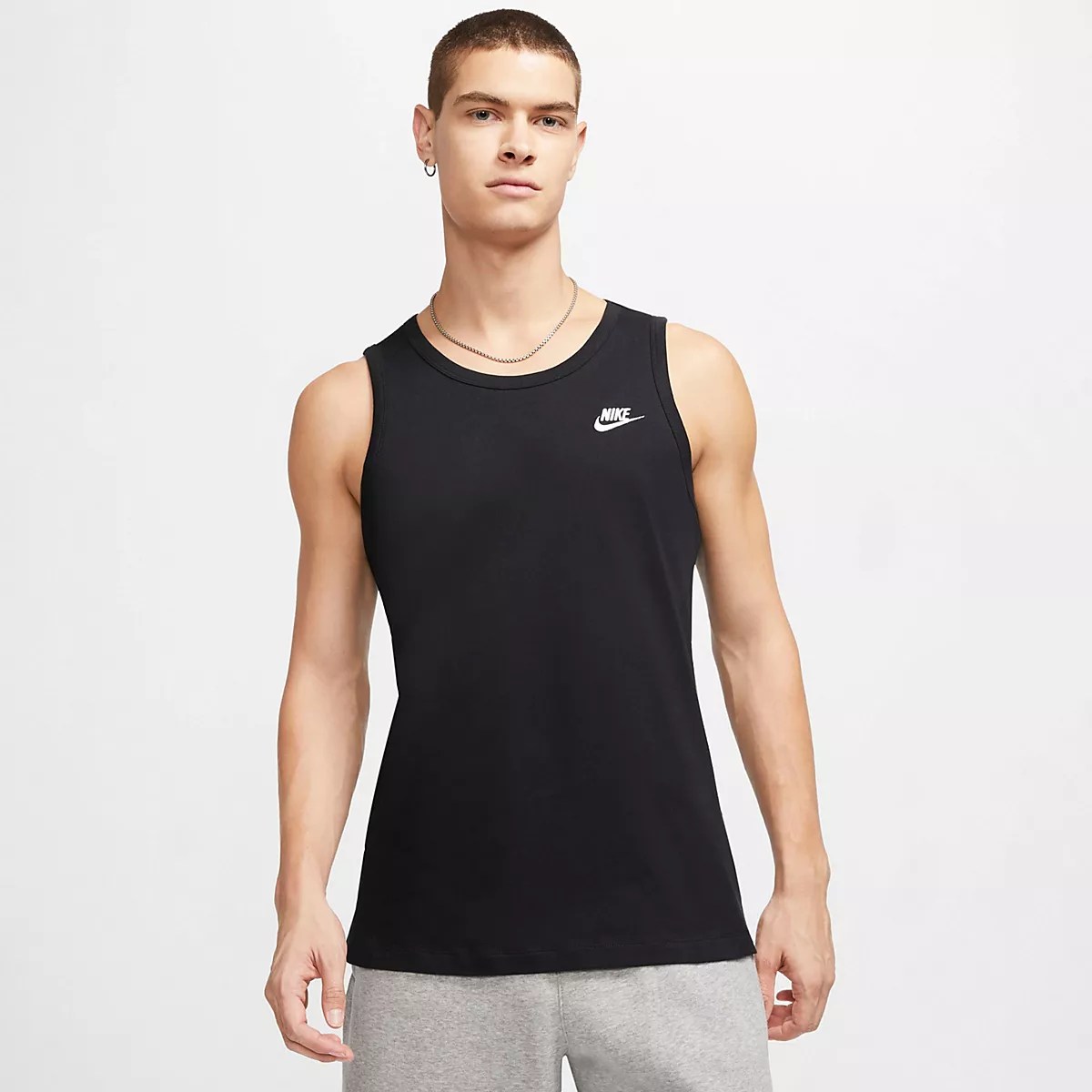 Nike Men's Sportswear EMB Futura Tank Top Academy