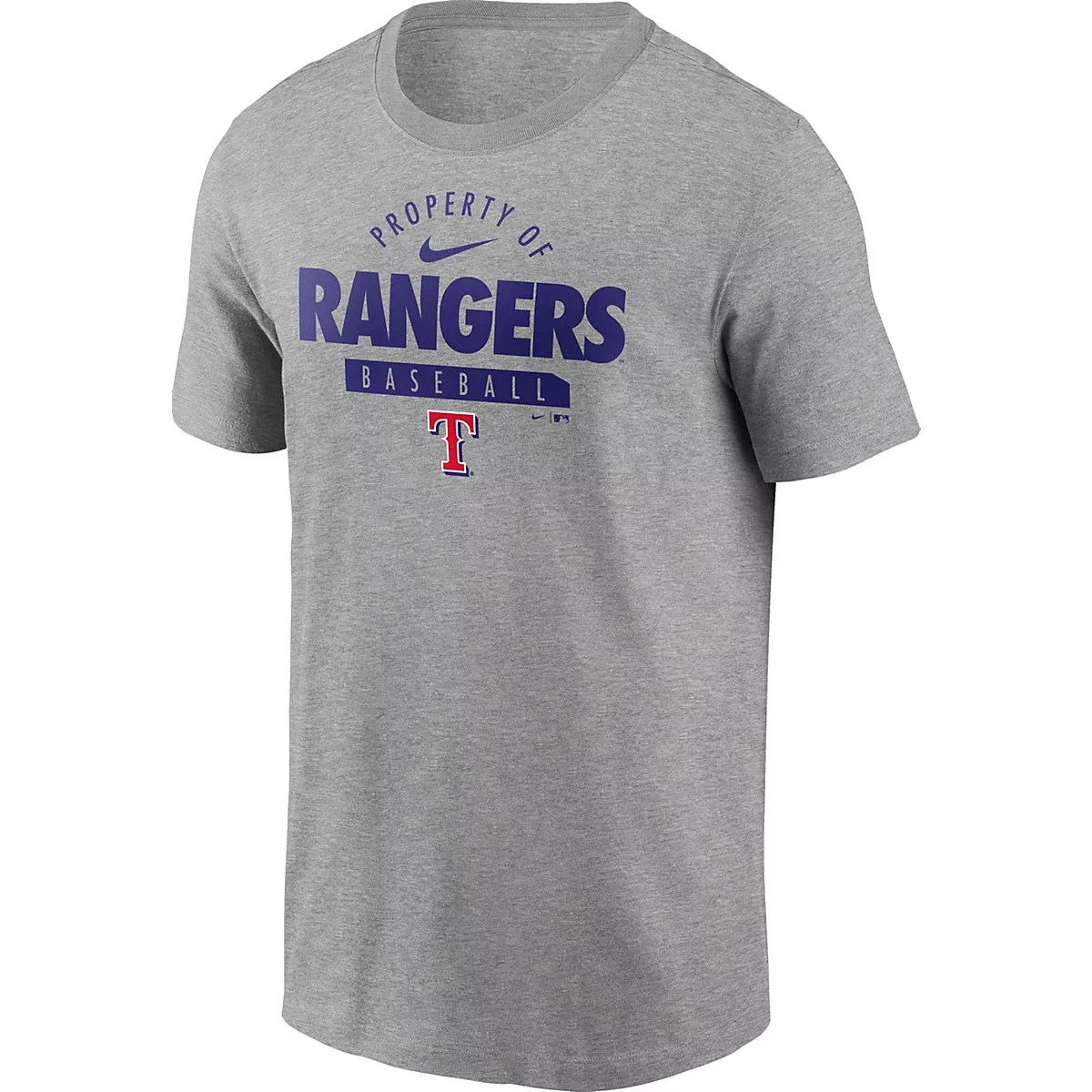 Nike Men's Texas Rangers Property Of Short Sleeve Tshirt Academy