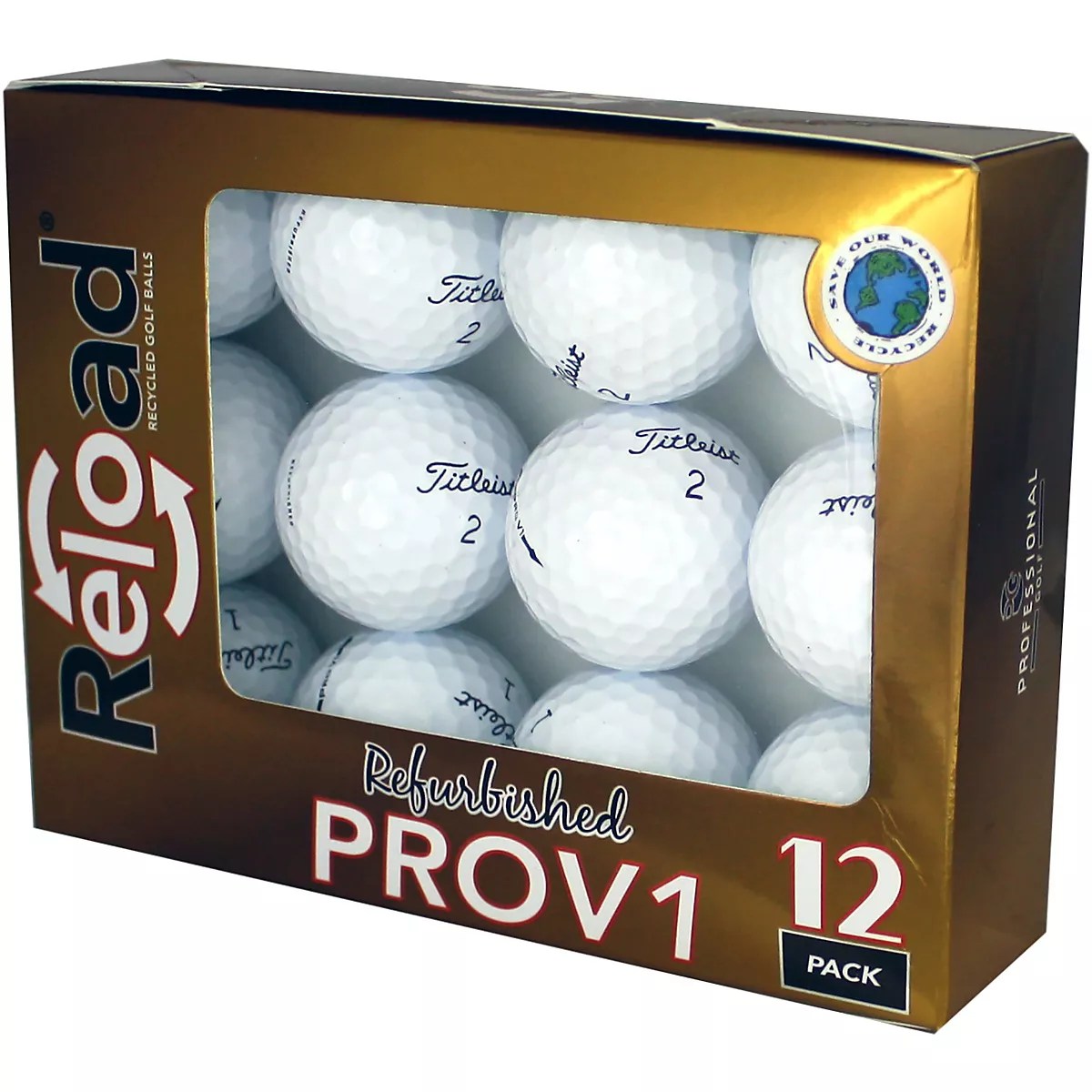 Titleist PROV1 Refinished Golf Balls 12Pack Academy