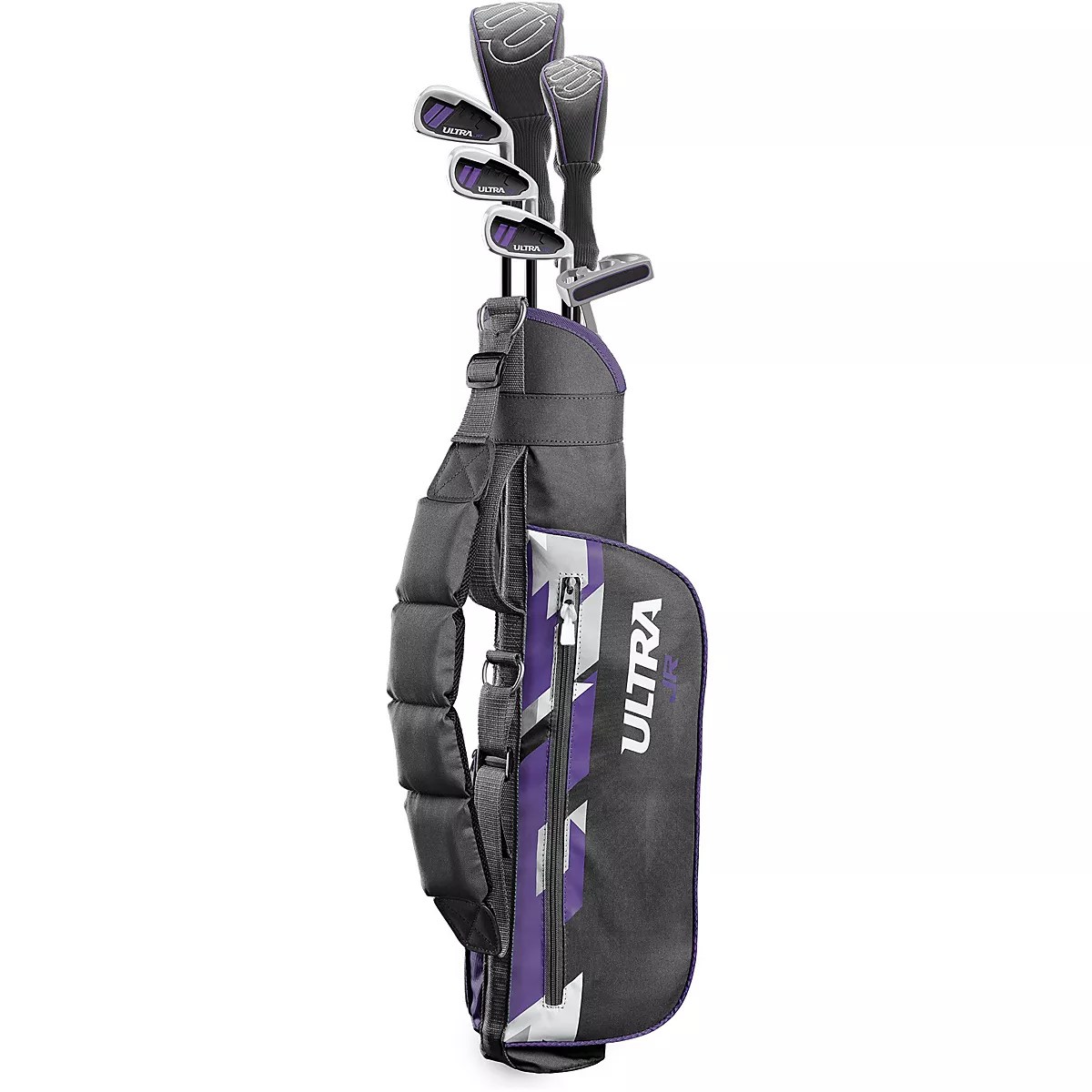 Wilson Juniors’ Ultra BLK 2021 Large Golf Club and Bag Set Academy