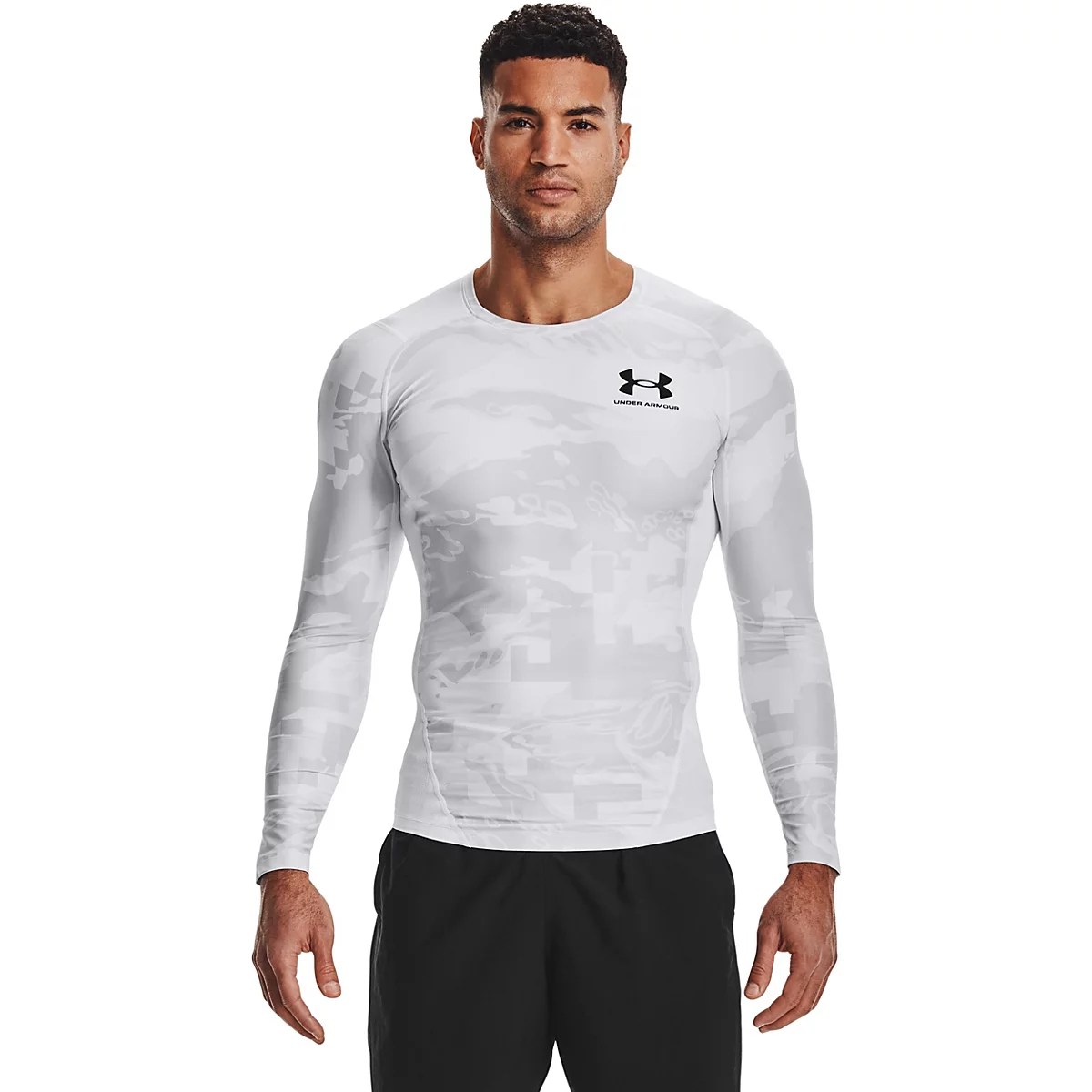 Under Armour Men's UA IsoChill Compression Printed Long Sleeve Shirt
