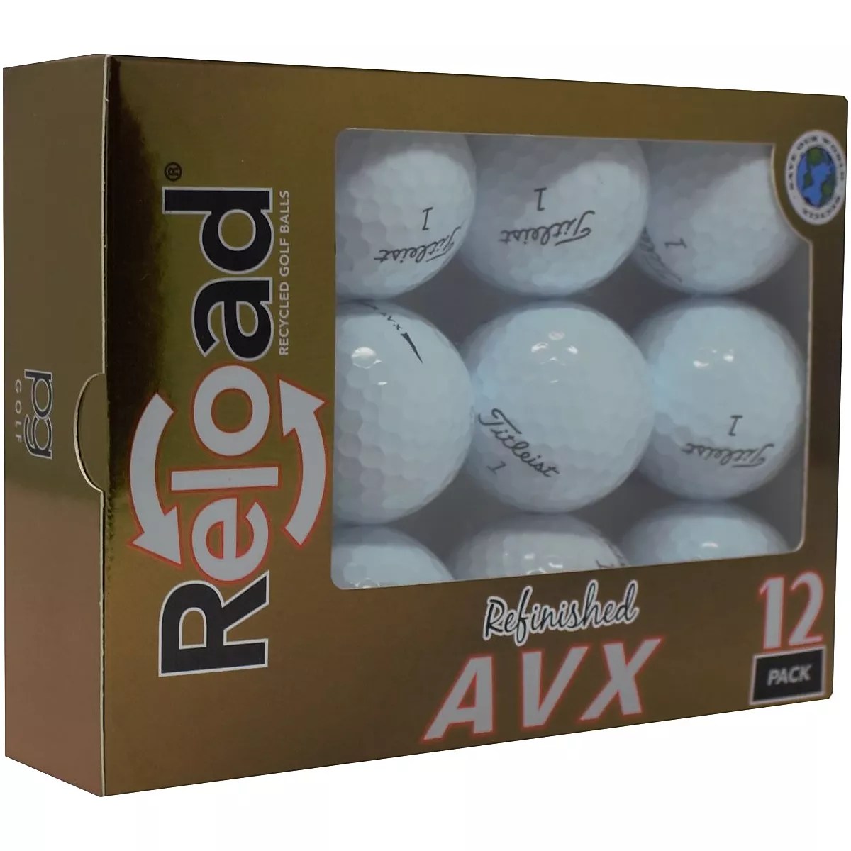 Titleist Reload Refinished AVX Golf Balls 12Pack Academy