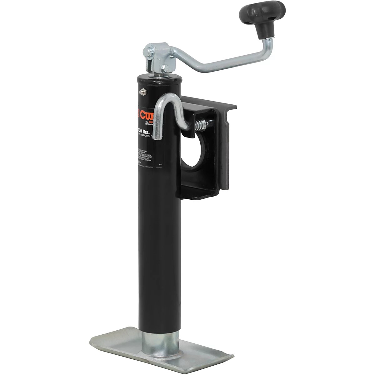 CURT Top Wind Bracket Mount 2,000 lb Swivel Jack Academy