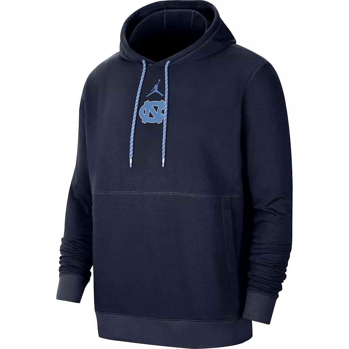 Nike Men's University of North Carolina Practice Pullover Hoodie Academy