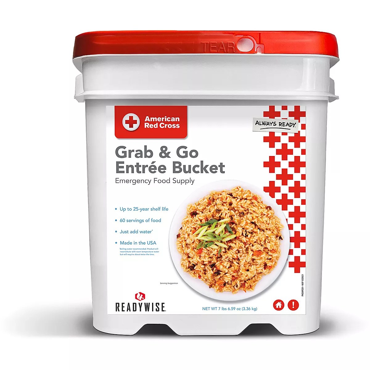 Wise Company Readywise American Red Cross 60 Serving Emergency Food