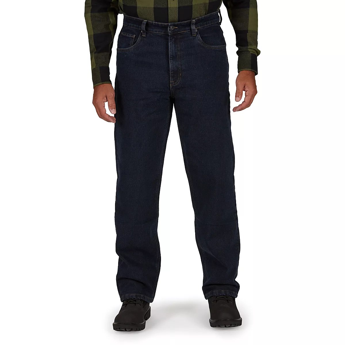 Smith's Workwear Men's Camo Fleece Lined 5Pocket Jeans Academy