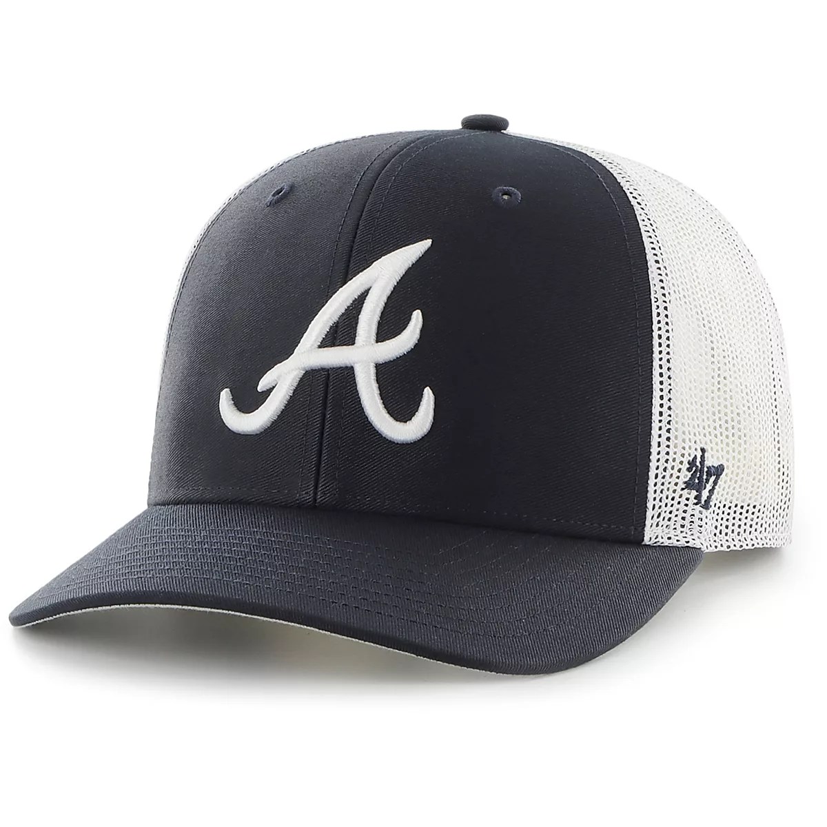 '47 Adults' Atlanta Braves Trucker Cap Free Shipping at Academy