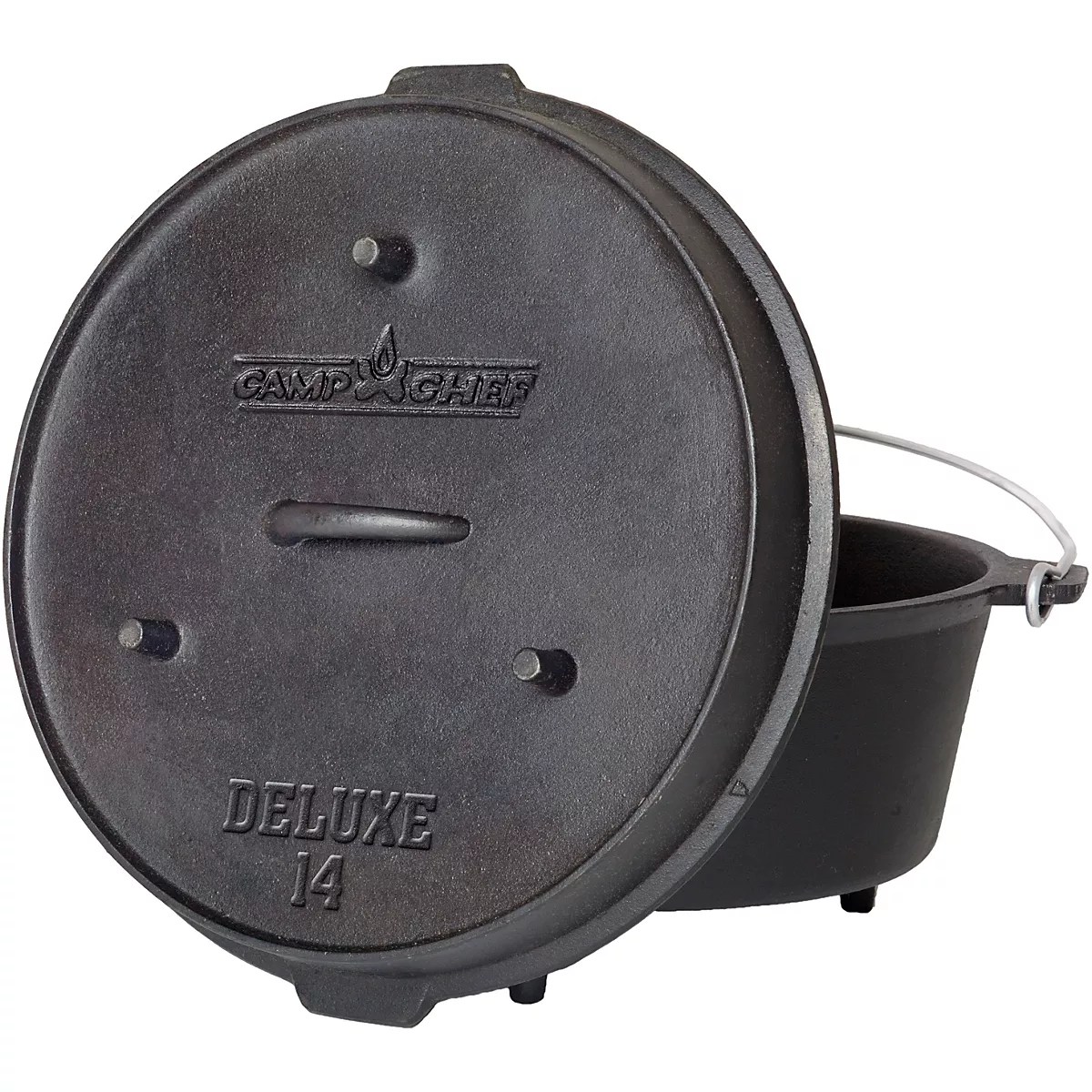 Camp Chef 14 in Cast Iron 12 qt Deluxe Dutch Oven Academy