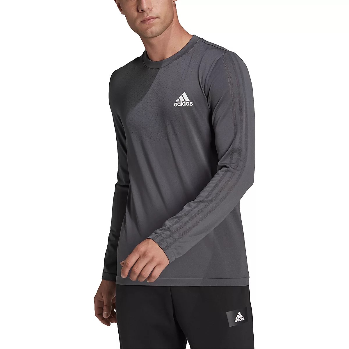 adidas Men’s AEROREADY Motion Seamless Long Sleeve Tshirt Academy