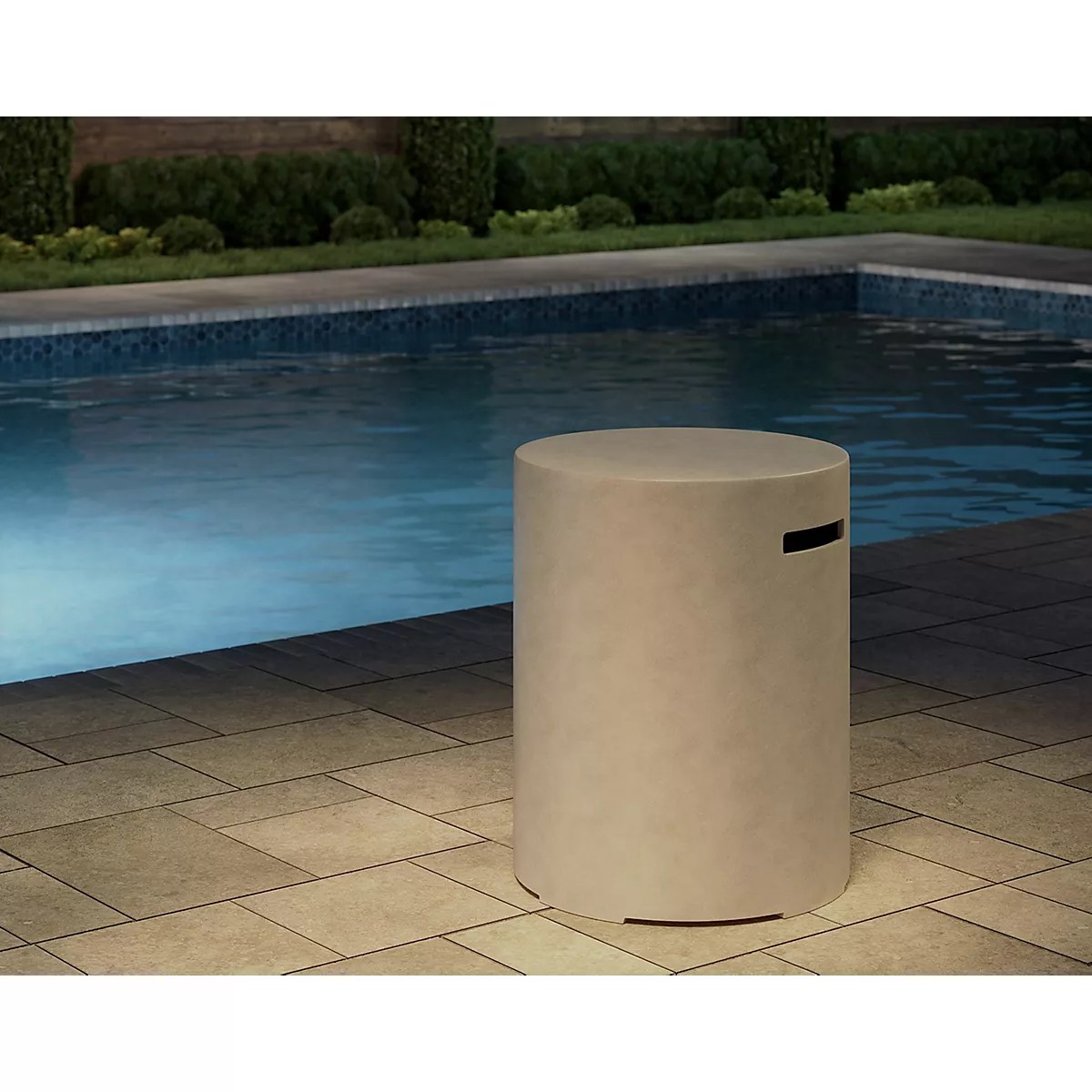 Mosaic Modern Firepit LP Tank Cover Academy