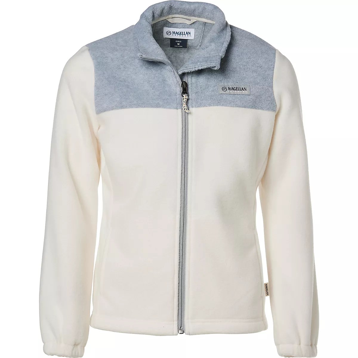 Magellan Outdoors Girls’ Arctic Fleece Colorblock Jacket Academy