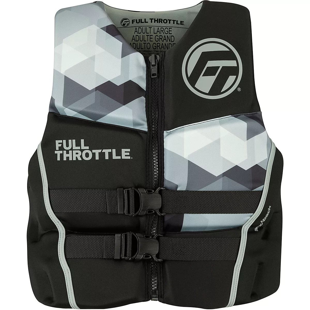 Full Throttle Men’s RapidDry Life Jacket Academy