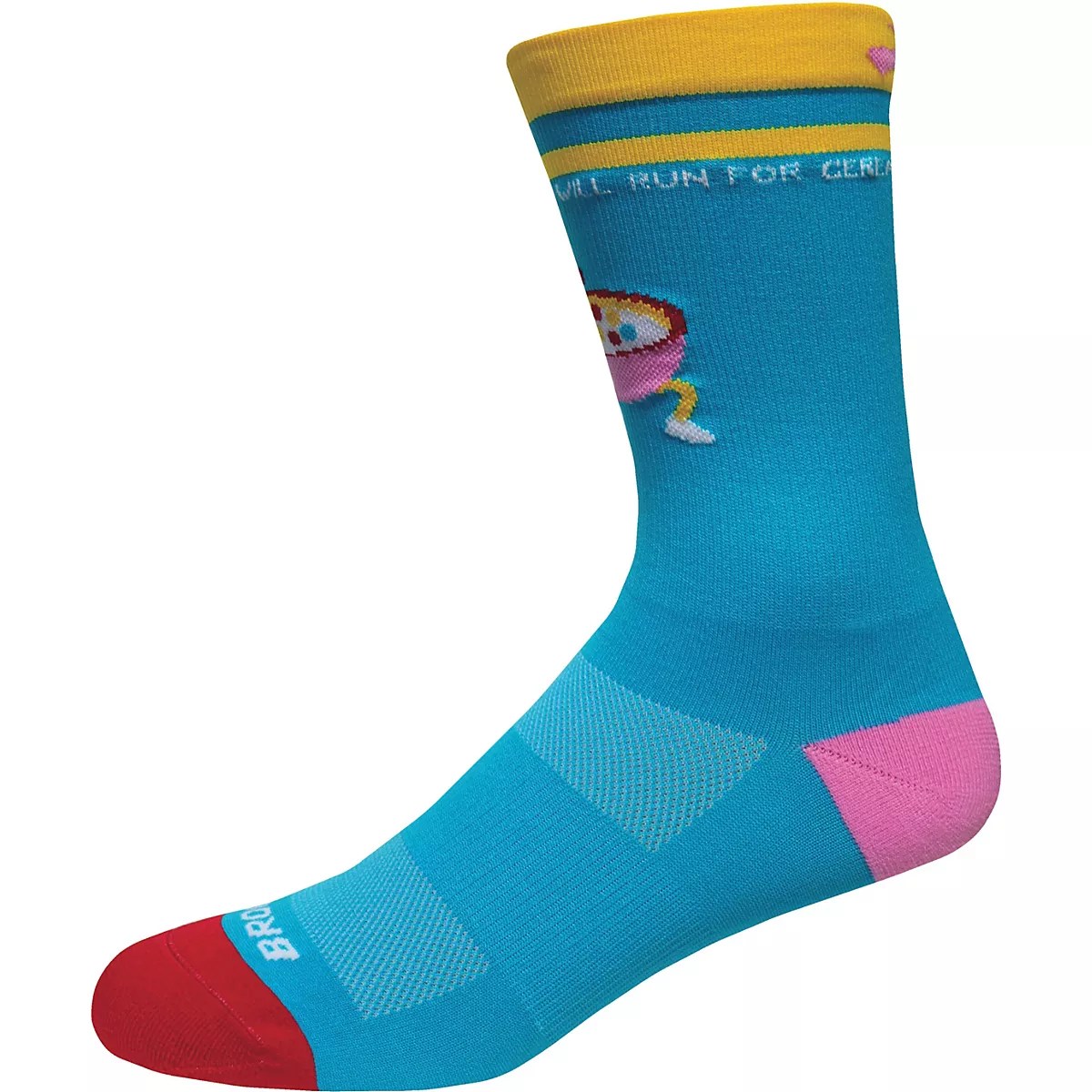 Brooks Adults' Tempo Knit Bowl O Brooks Running Crew Socks Academy