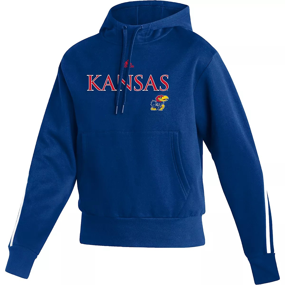 adidas Women’s University of Kansas Fashion Pullover Hoodie Academy