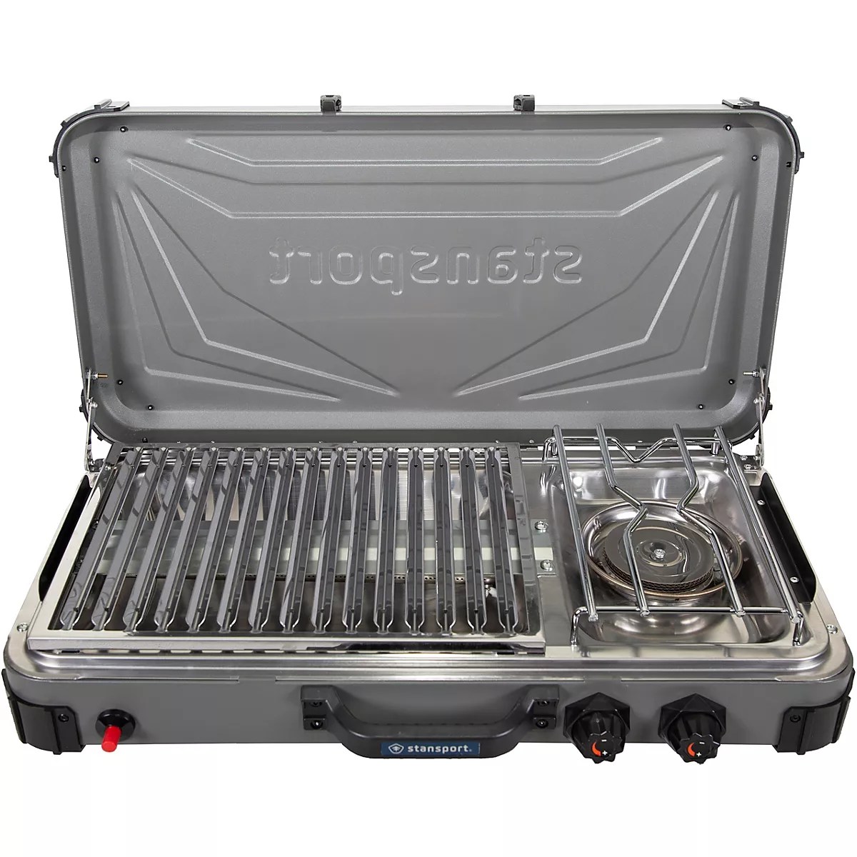 Stansport Boulder Series Propane Stove and Grill Combo Academy