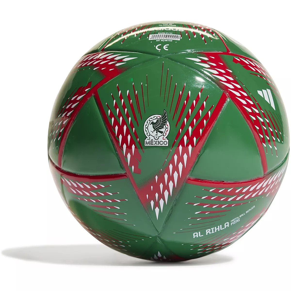 adidas 2022 World Cup AFA FMF Mexico Rihla Club Mini Soccer Ball Academy
