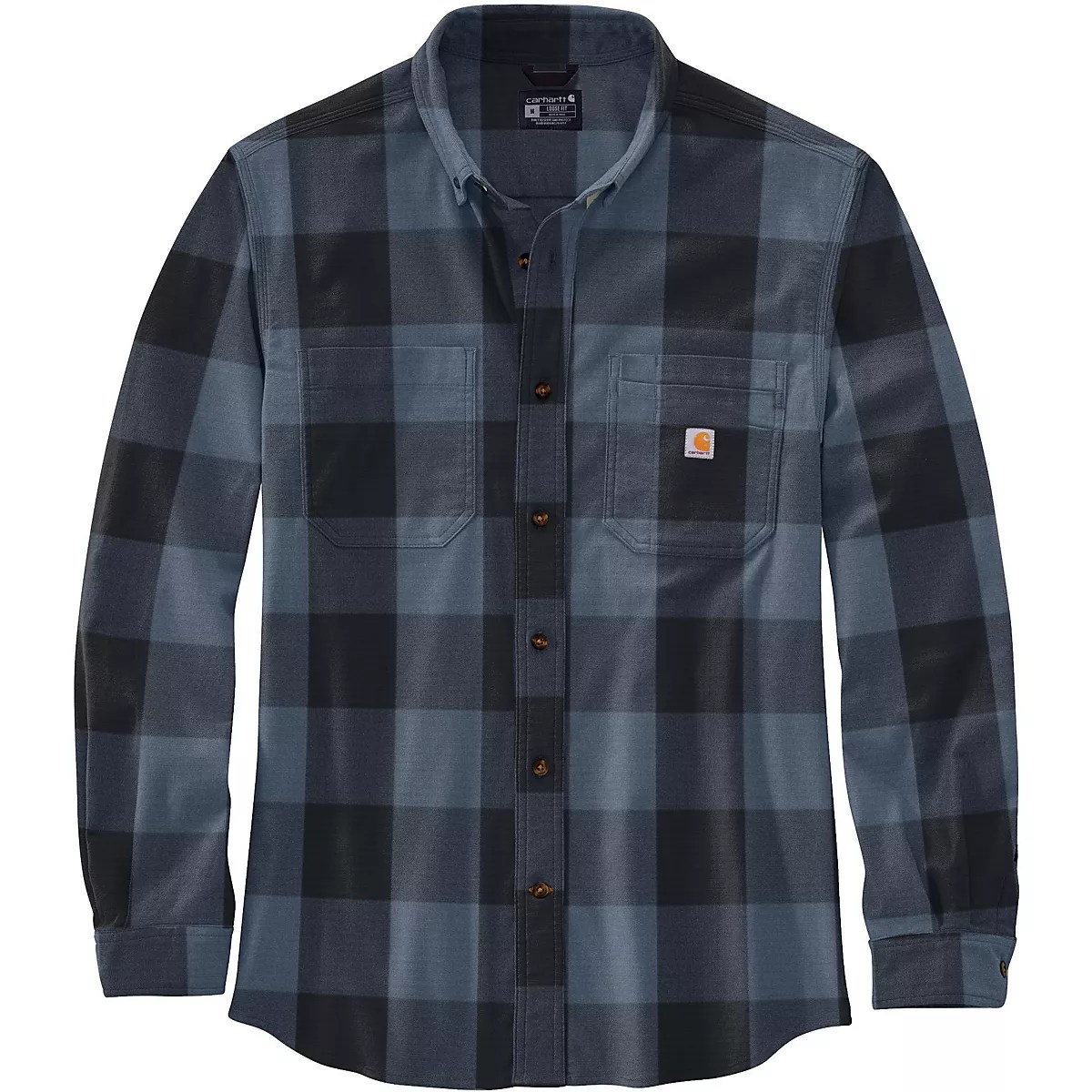 Carhartt Men's Plaid Flannel Midweight Relaxed Fit Long Sleeve Shirt