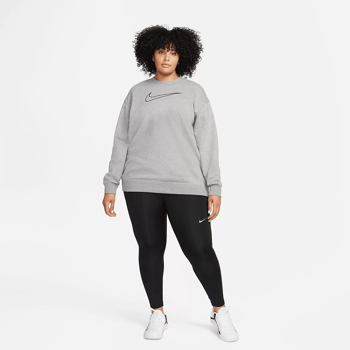 Nike Women's Get Fit Plus Size Long Sleeve Tshirt Academy
