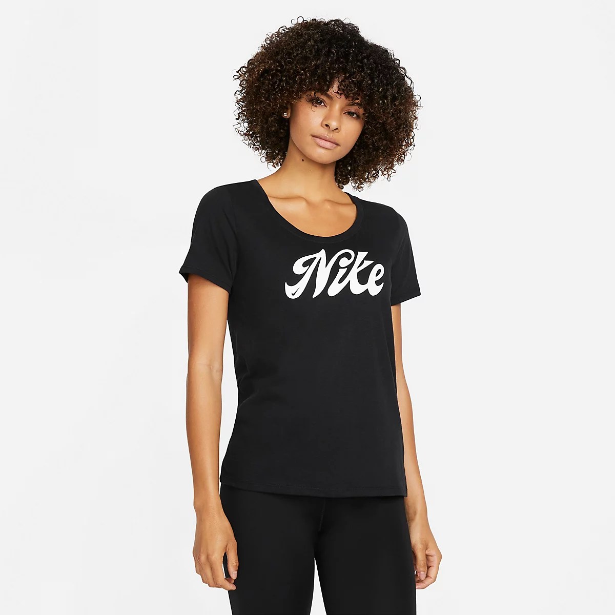 Nike Women’s DriFIT Nike Script Plus Size Tshirt Academy