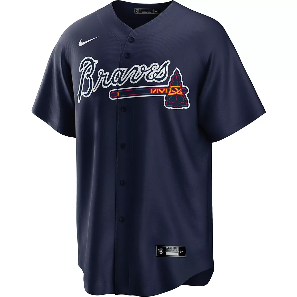 Nike Men's Atlanta Braves Official Replica Jersey Academy