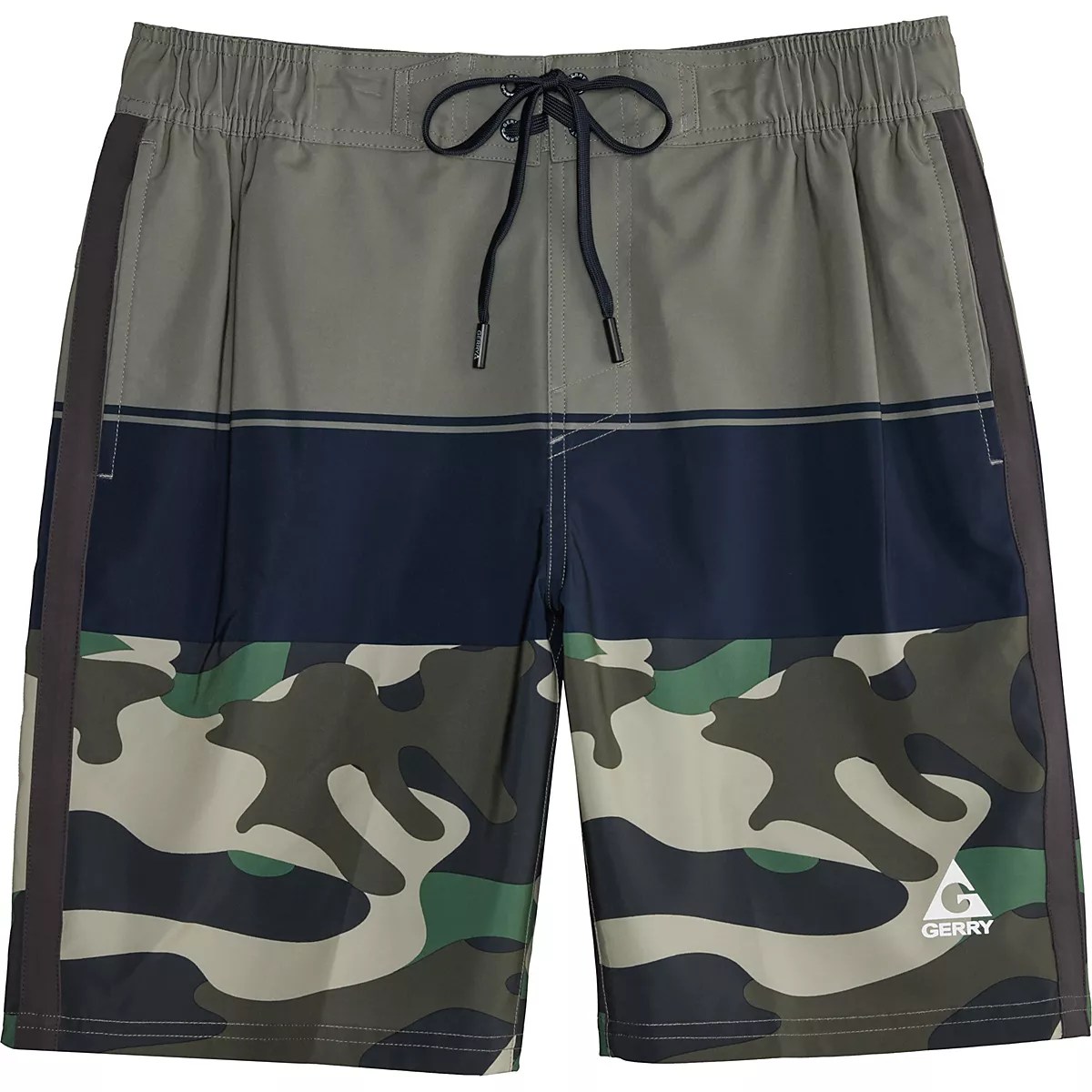 Gerry Men's Camo Block Swim Trunks Academy