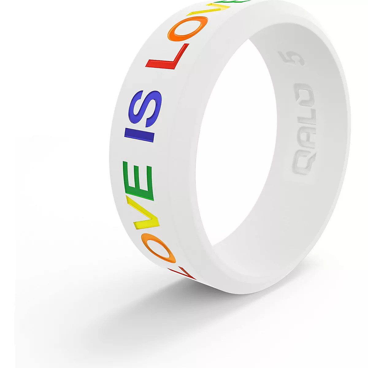 QALO Unisex Love Is Love Ring Free Shipping at Academy