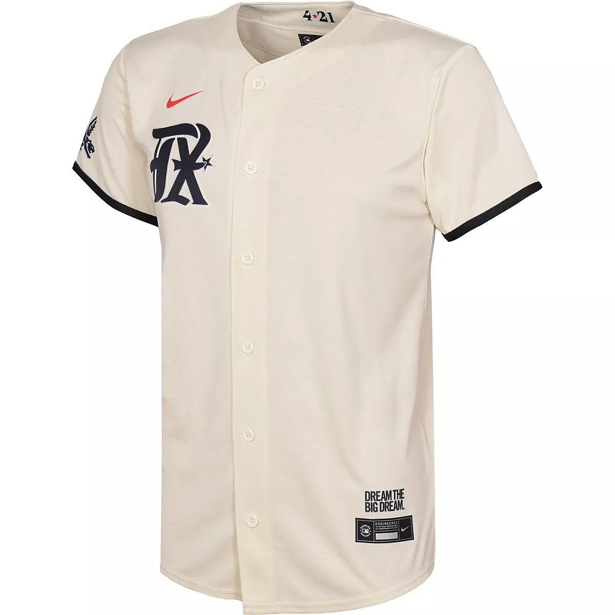 Nike Boys' Texas Rangers 2023 City Connect Replica Jersey Academy