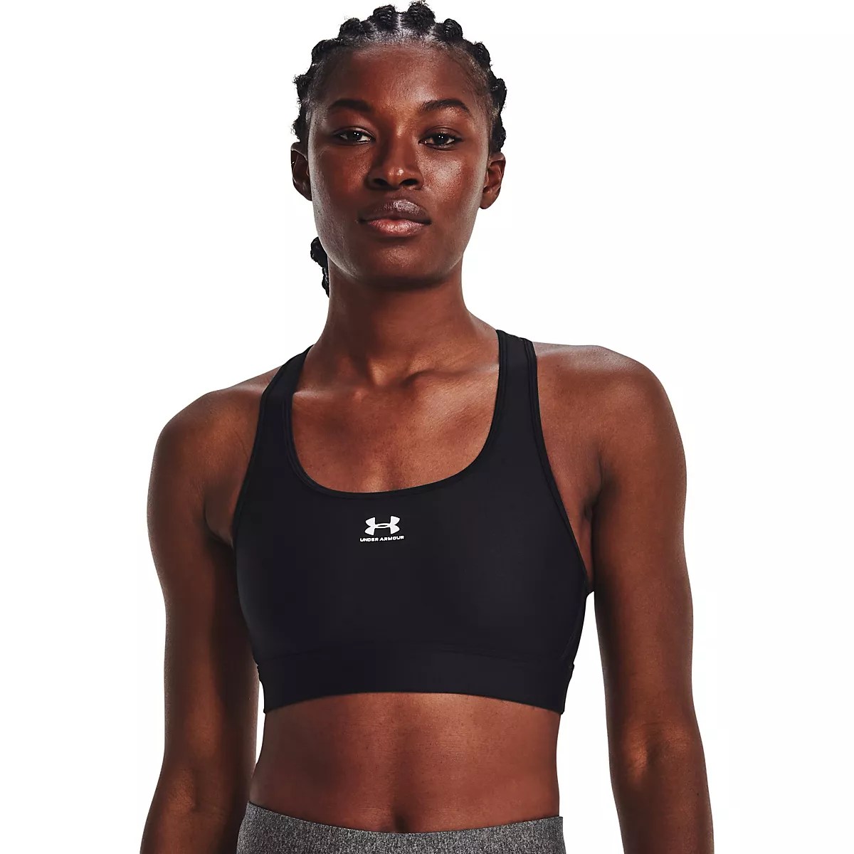 Under Armour Women's Authentics Padless Medium Support Sports Bra Academy