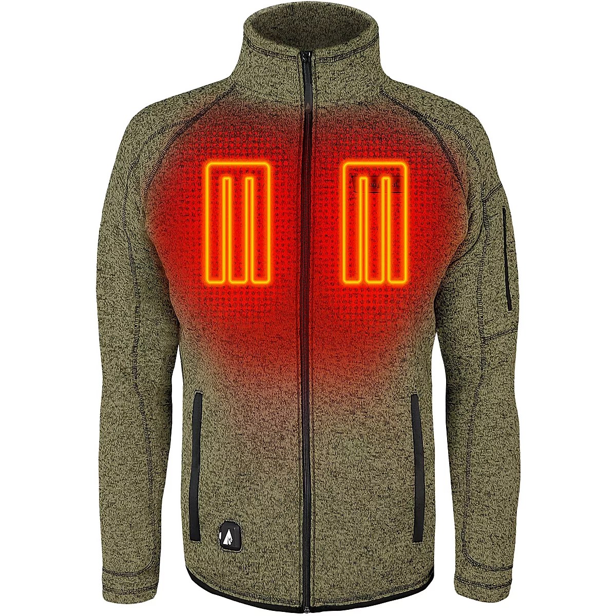 ActionHeat Men's Slim Fit 5V Battery Heated Sweater Jacket Academy