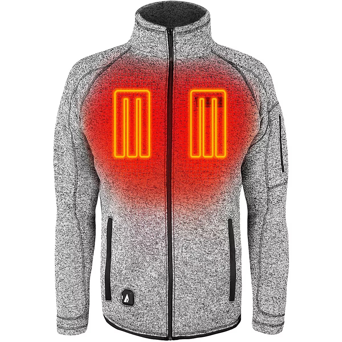 ActionHeat Men's Slim Fit 5V Battery Heated Sweater Jacket Academy