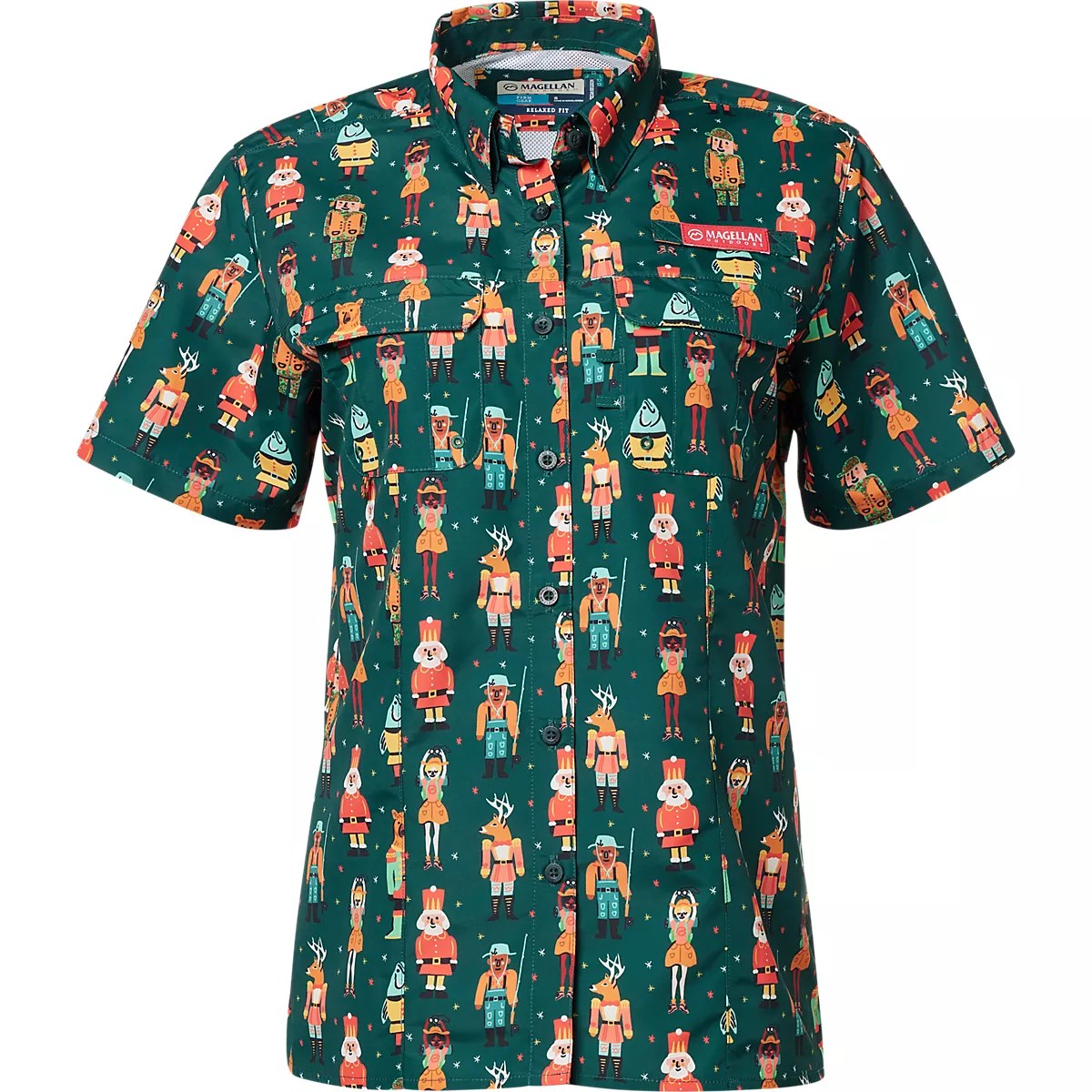 Magellan Outdoors Women’s Laguna Madre Holiday MO Snowdrift Graphic