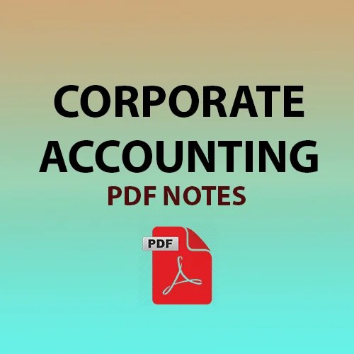 Corporate Accounting (Question Bank) Academy of Accounts