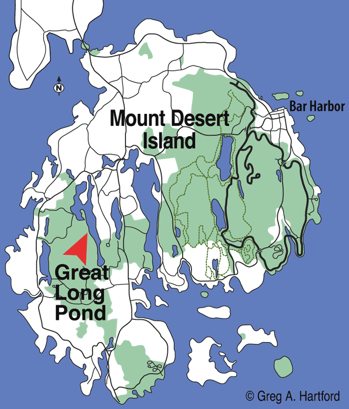 Great Long Pond Acadia National Park Maine