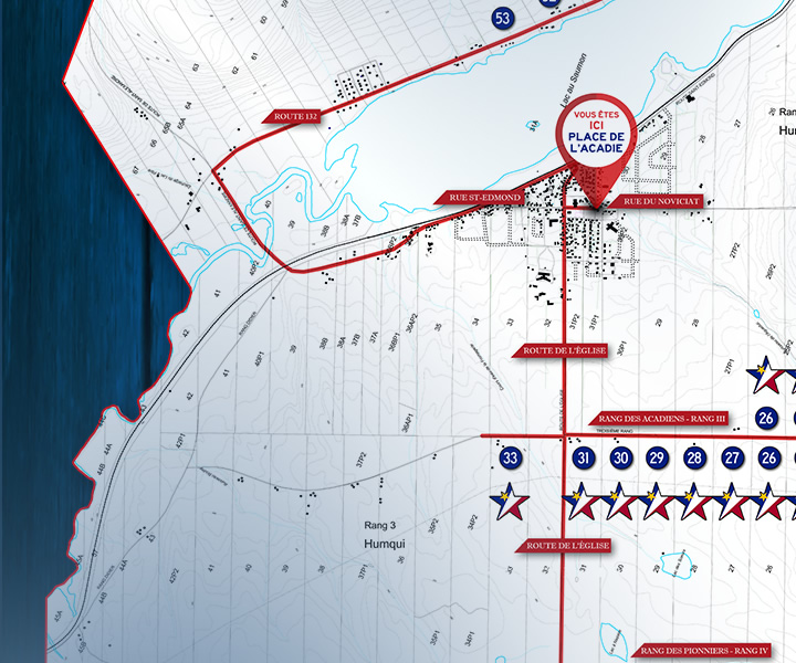 Premiers Acadiens de LacauSaumon Circuit patrimonial acadien