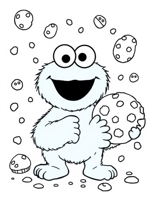 10+ Free Cookie Coloring Pages for Fun Printable Art
