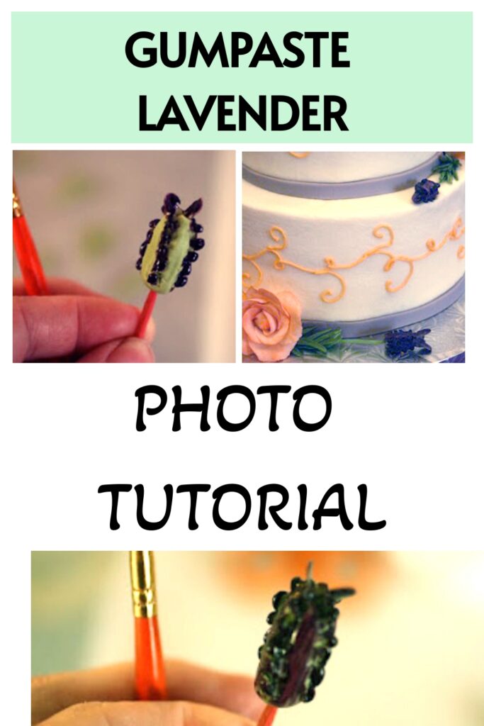 How To Make Gumpaste Lavender Photo Tutorial Free PDF Download