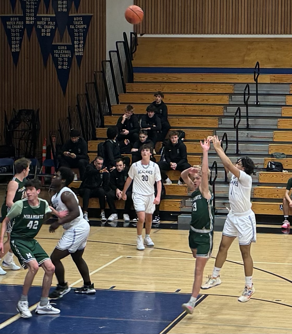 JV HOOPSTERS DISMANTLE MIRAMONTE MATADORS 6945!! Acalanes Boosters