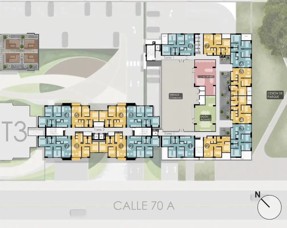 Proyecto Acanto Parque Residencial Apartamentos en Bogotá
