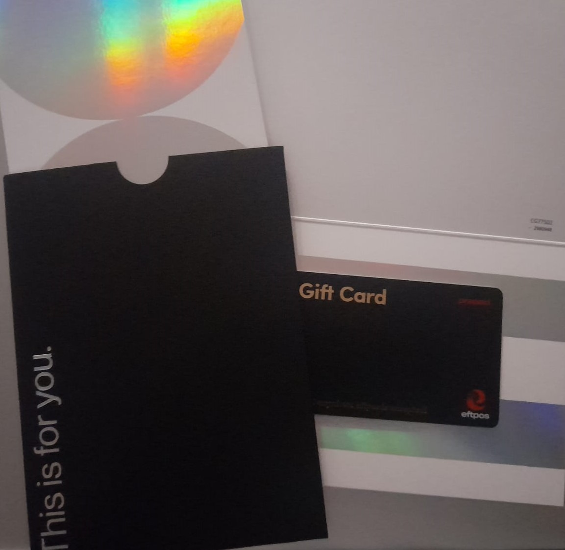 The EFTPOS Gift Card Plastic Card A Card4U