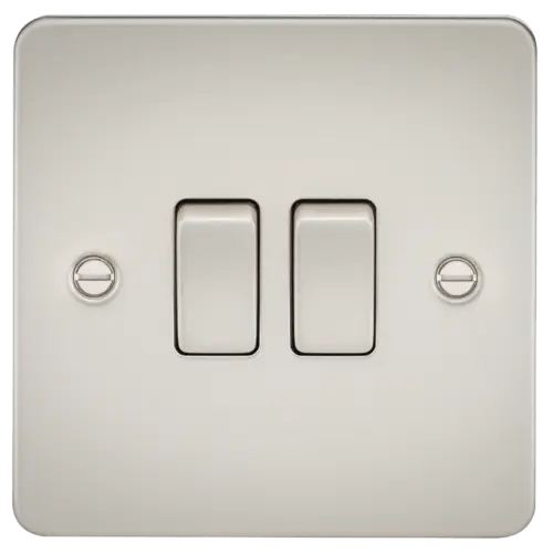 Double Light Switch | 2 Gang Light Switch - ACAS Electrical