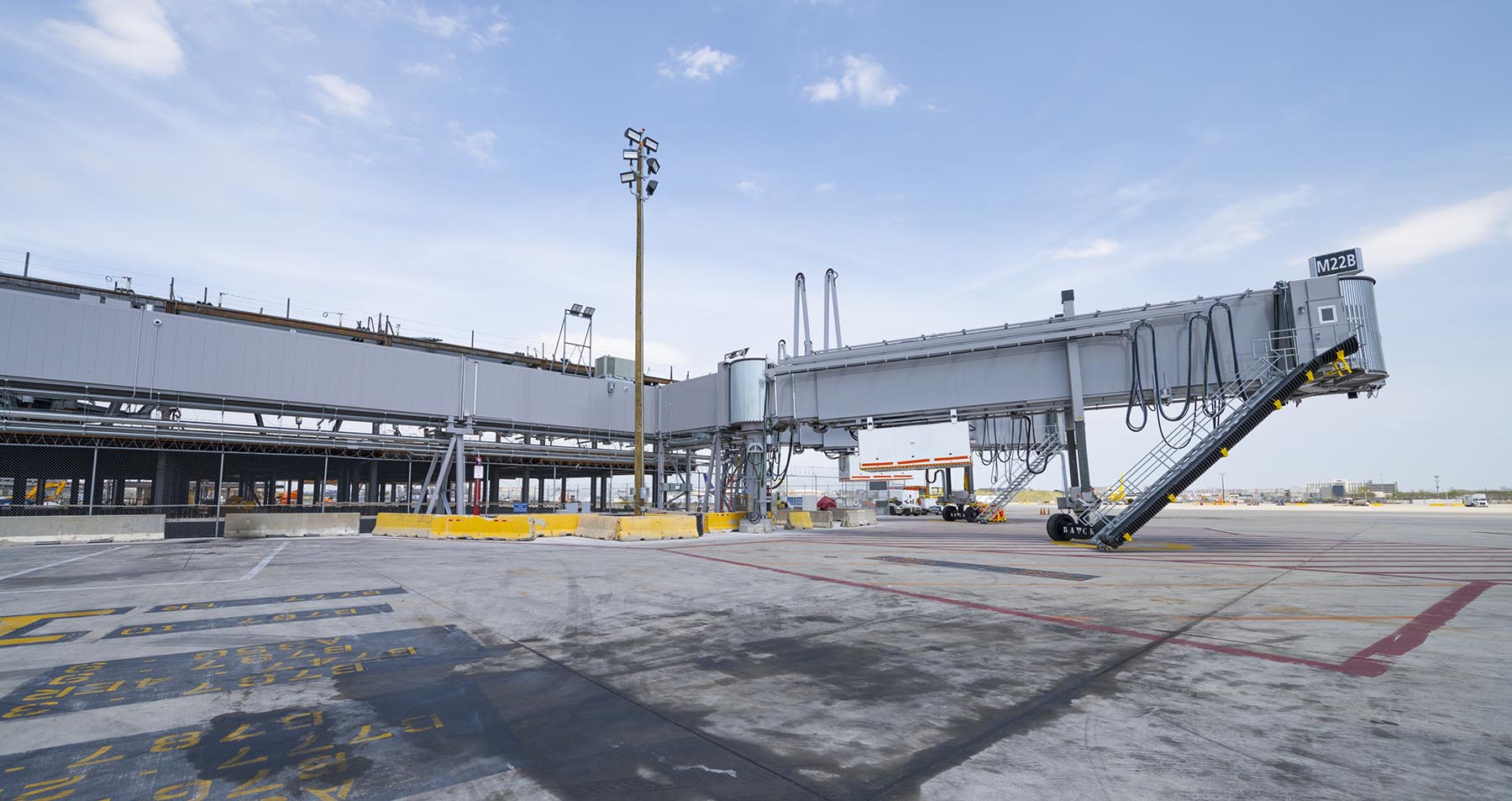 Temporary Passenger Boarding Bridges at O’Hare Airport International